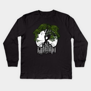 Mother Earth Kids Long Sleeve T-Shirt